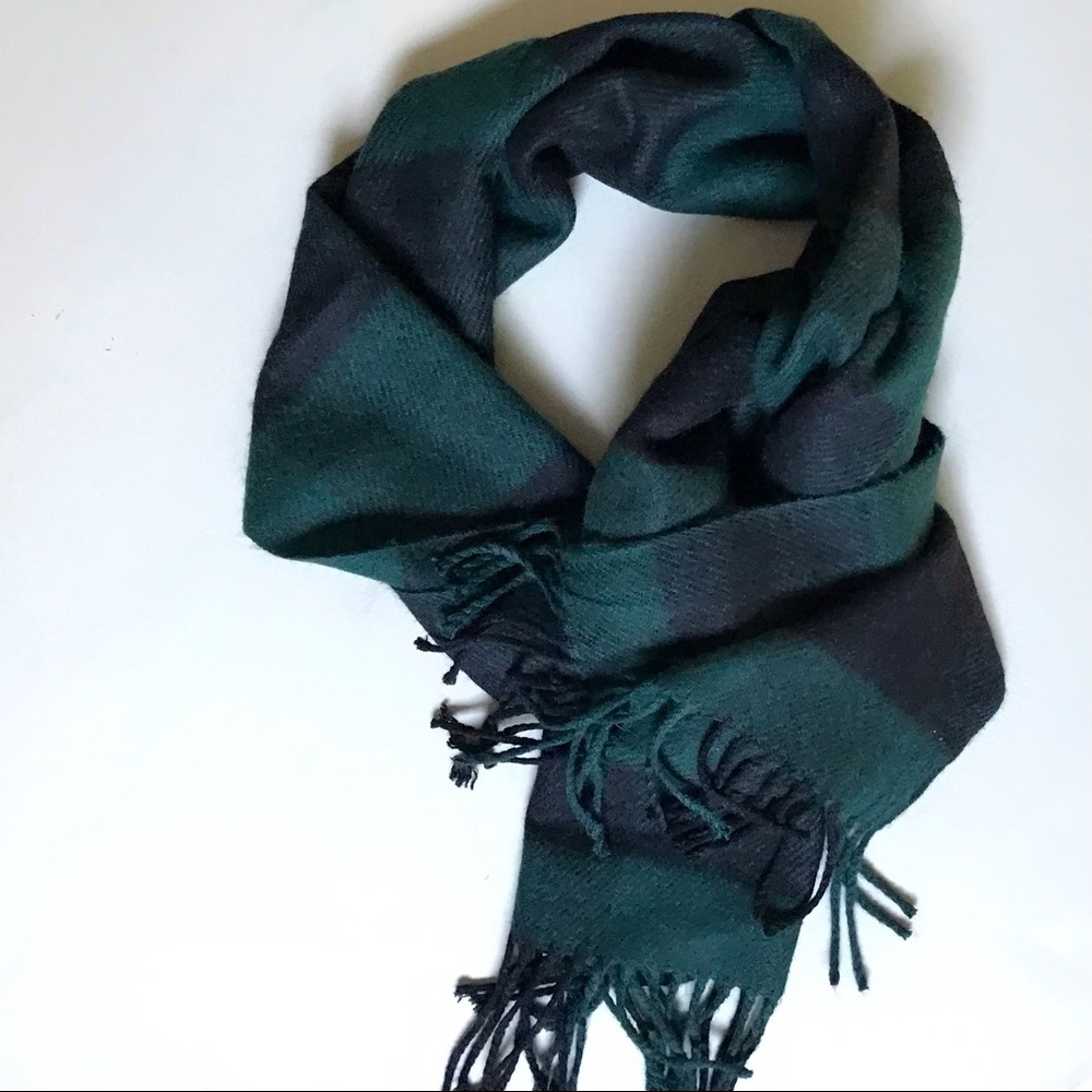 Berkshire Fashions Unisex Os Fringe Long Check Plaid Scarf